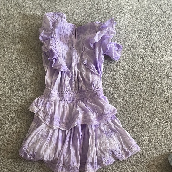 COPY - PURPLE LOVE SHACK FANCY NATASHA MINI DRESS - Picture 4 of 4